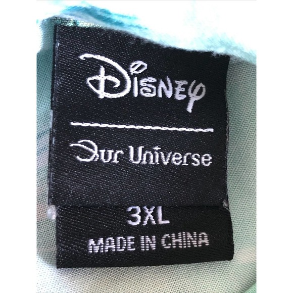 Disney Mickey Mouse PLUTO Donald Duck Island Safari Tie Shirt 3XL Her Universe - Picture 4 of 12